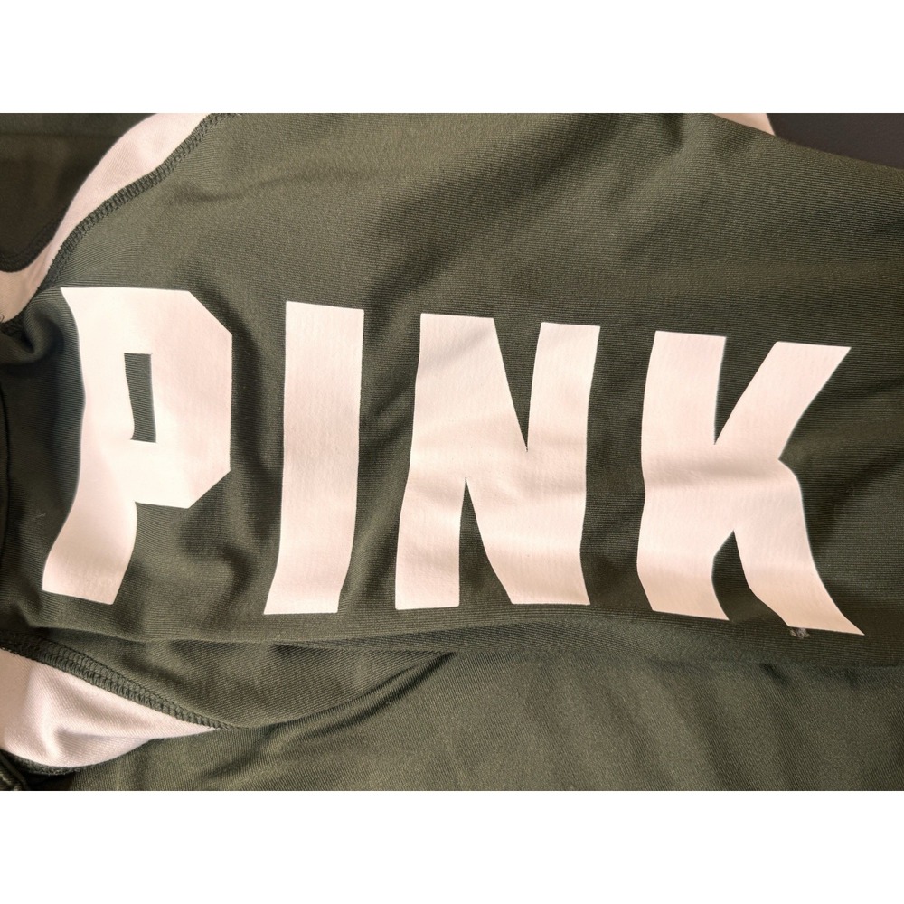 PINK Victorias Secret Ultimate 1/4 Zip Pullover Womens L Y2K Revival - Picture 7 of 12